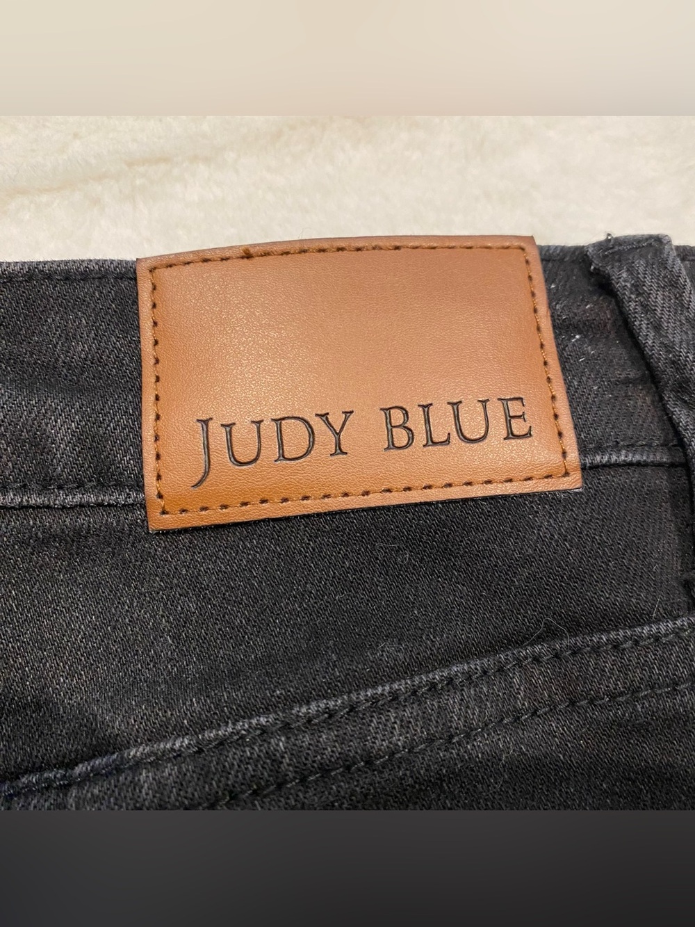 (11) Judy Blue Wide Leg Crop Jean Perfect Storm Black High Waist 30 Cropped - Picture 14 of 14